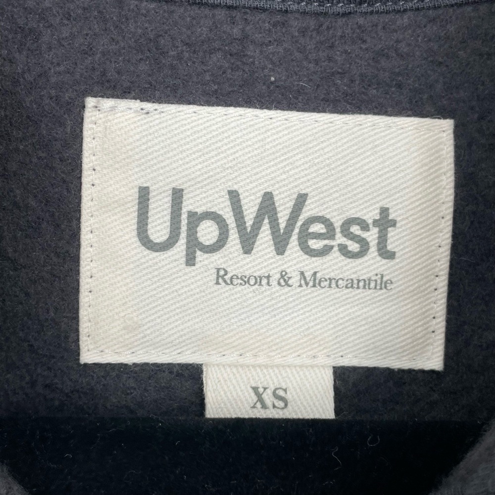 UpWest Womens Dark Grey Long Sleeve 1/4 Zip Sweatshirt Mini Dress Extra Small - Picture 7 of 12